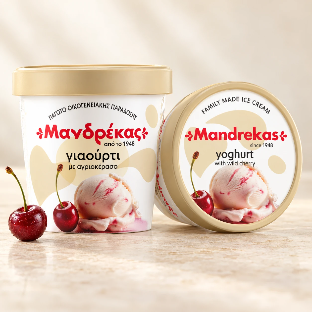 زبادي يوناني مثلج — Mandrekas — Expoaid