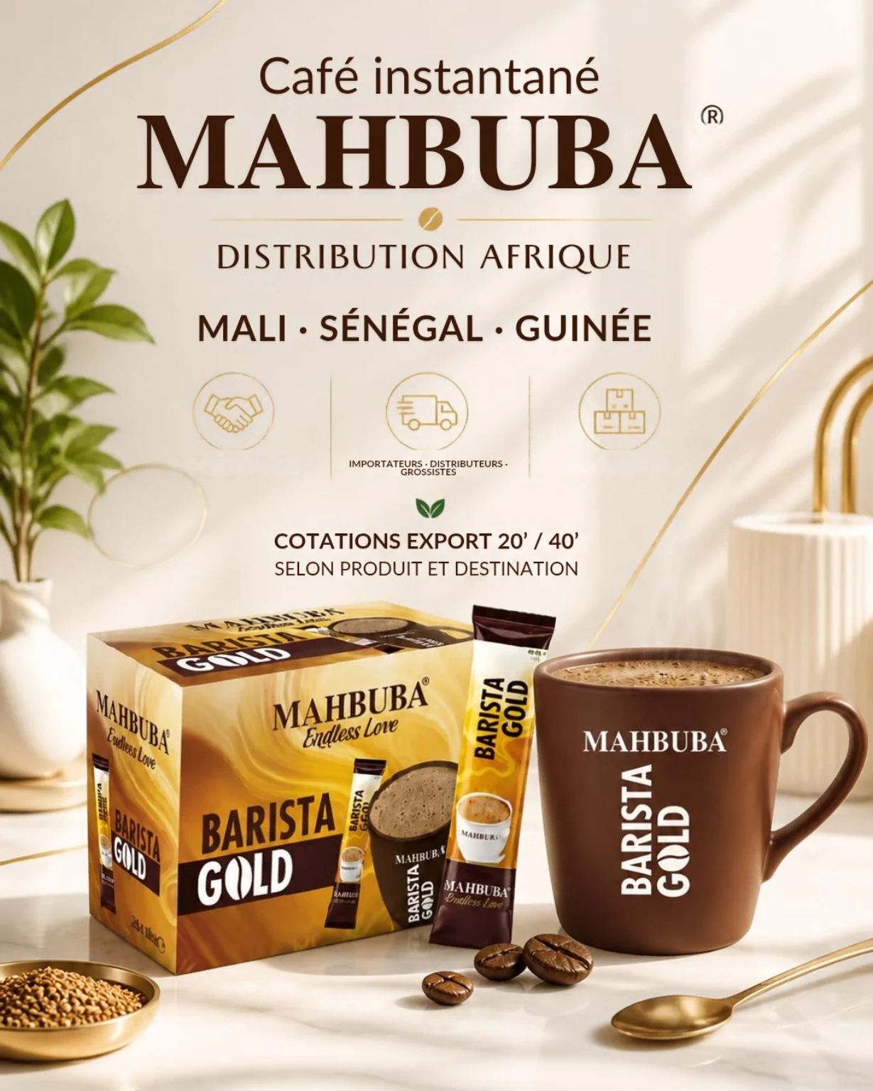 Café instantané, 3 en 1 & Barista Gold